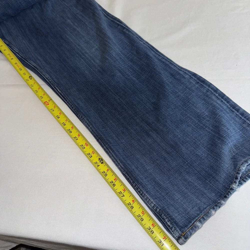 Robert Graham Relaxed Chill Mens Blue Jeans 44x32 Straight Leg Medium Wash Denim